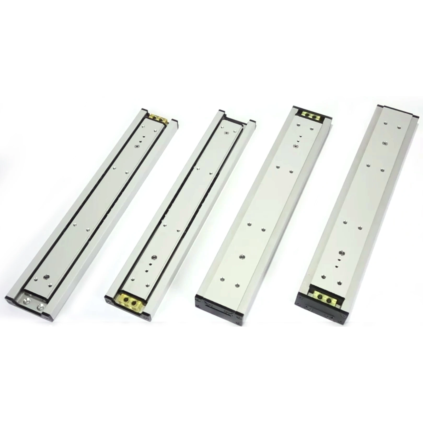 Heavy-duty aluminum alloy side mounted rail guide bearing telescopic industrial vehicle slide rail