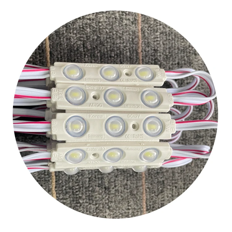 7015C Cool White 1.5W 3 smd 2835 Samsung LED Light Modules for Signage 12V Injection LED Module