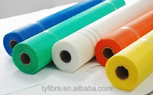  Fiberglass Mesh 4x4mm 75g Alkali Resistant Fibreglass Fiber Glass Render Cut For PVC Corner