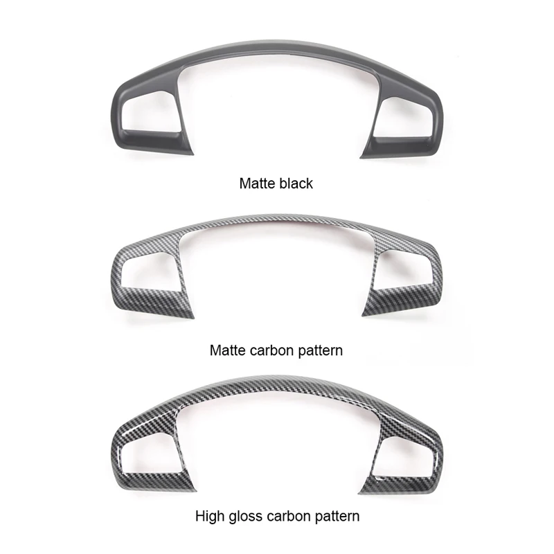 3 Pcs Car Accessories Decorative Frame Patch Steering Wheel Trim Frame For Ford Mustang Mach-E