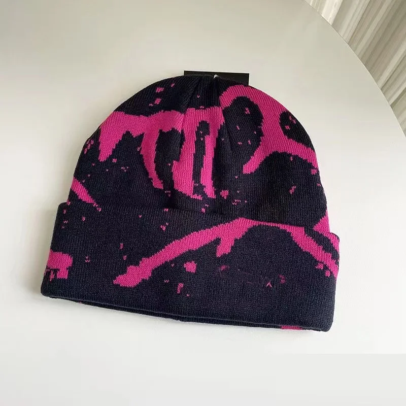 New Design Winter Fashion Knitted Hats Custom Logo Unisex Knit Beanie Hat