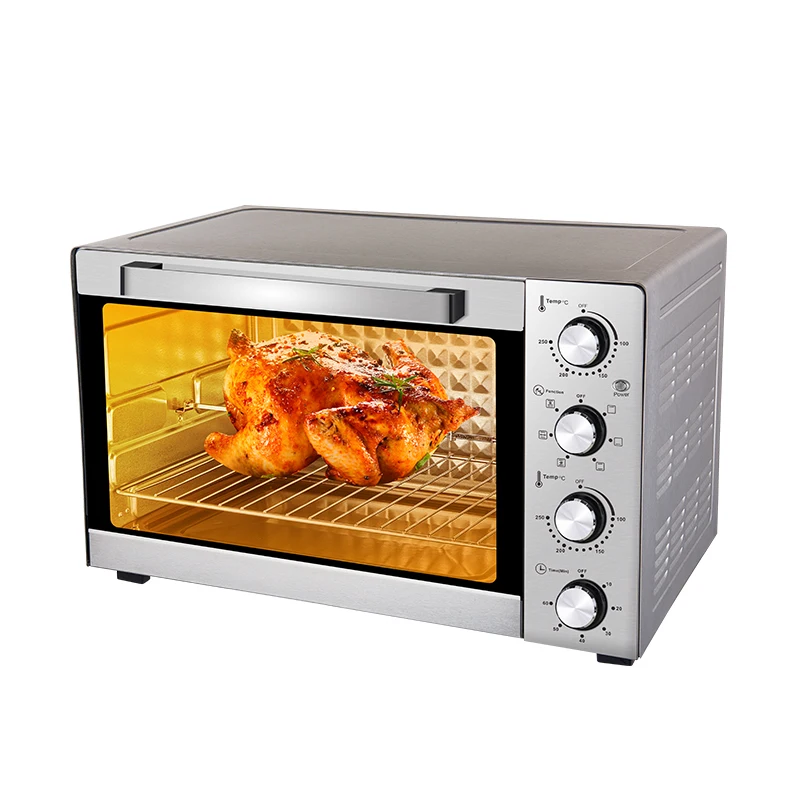 Customizable metal 30L industrial pizza oven with Two Hot Plates