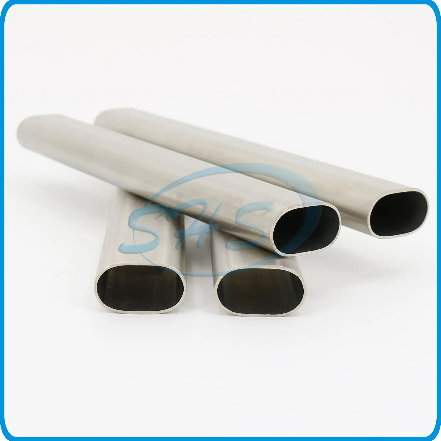 SS 201 304 316 Grade inox capsule-shaped pipe /tube oval factory with mirror hairline plated surface for houseboats Handrail