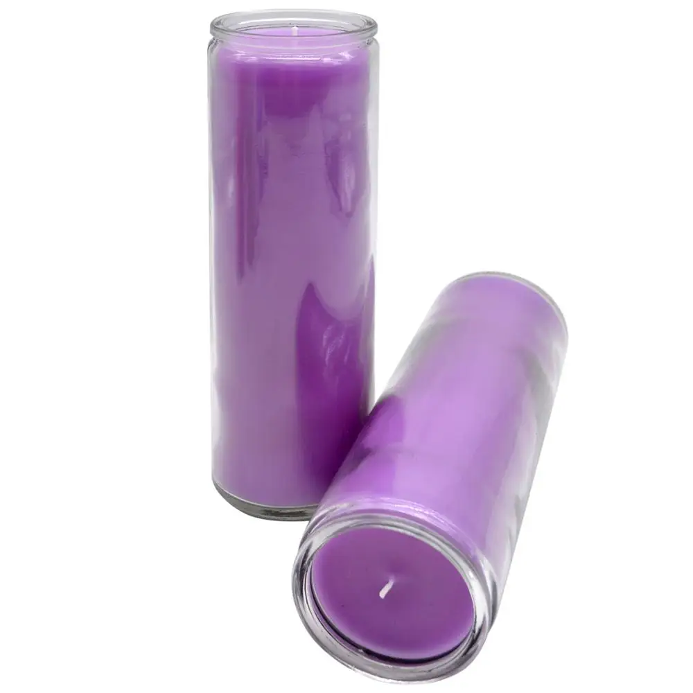 Wholesale Cheap Price 7 Days Votive Candles Spiritual Candles Church Prayer Religious Glass Jar Candles
