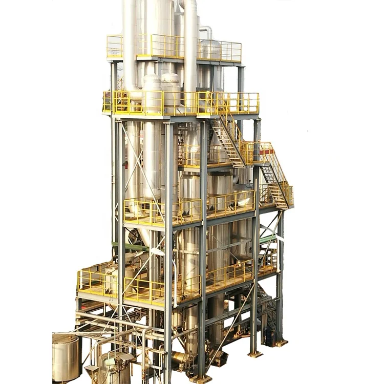 EvaporatorX 10t/h corn syrup Vacuum Evaporation Concentration Multi-Effect Evaporator