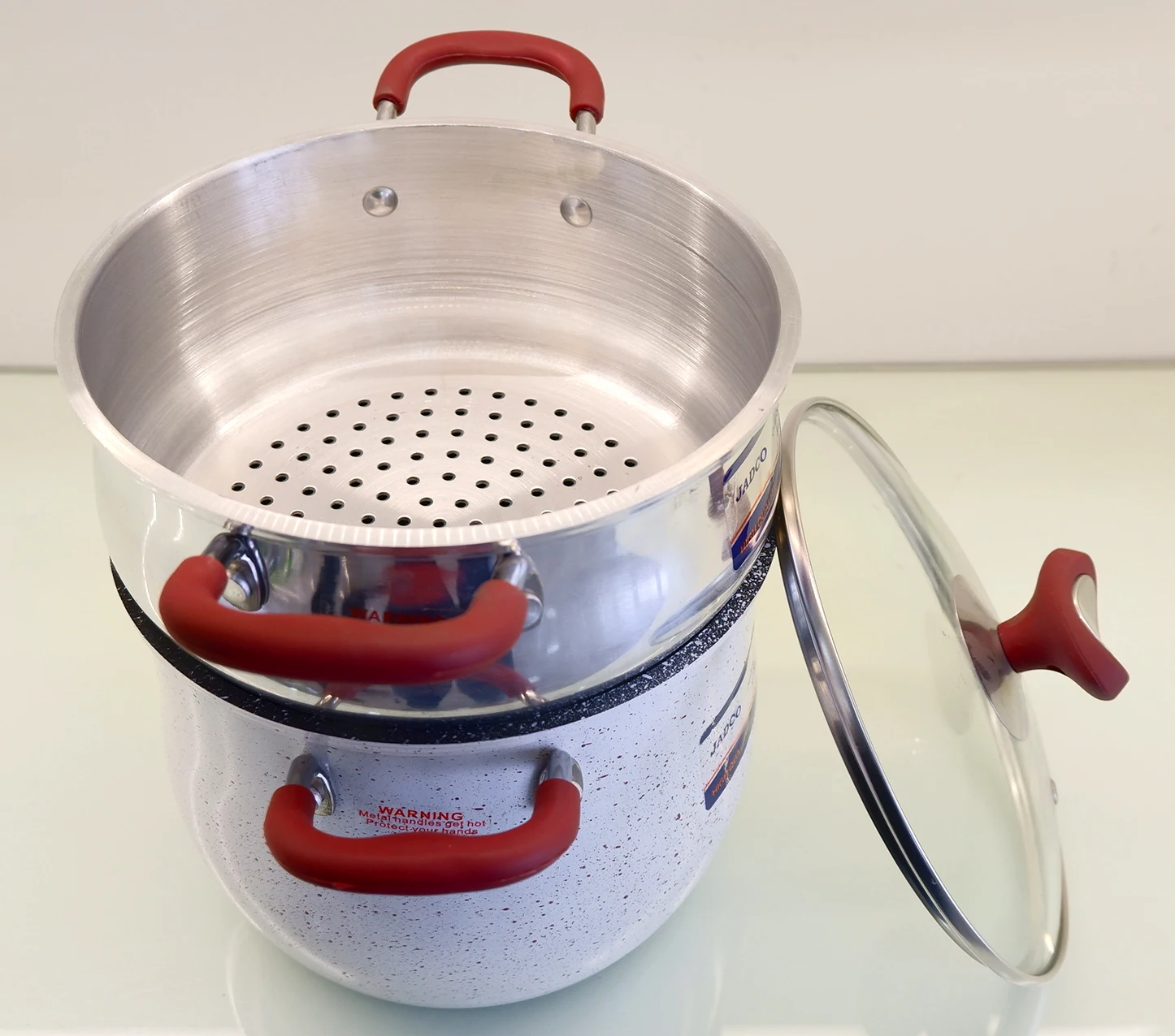 Из фабричной под индивидуальный заказ алюминиевый пельмени морепродукты приготовления пищи пропариватель c 2 уровня couscoust