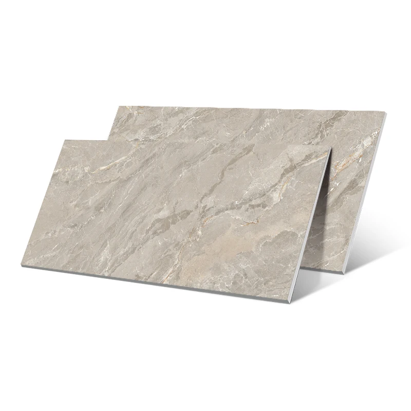 Made in China 750x1500 Cream Color Full Glazed Polished Tiles Factory Direct Marble Floor Wall Tile For Living Room