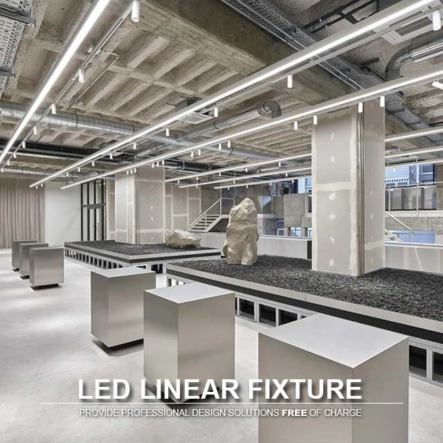 Modern Creative design LED pendant mount nordic linear light fixture