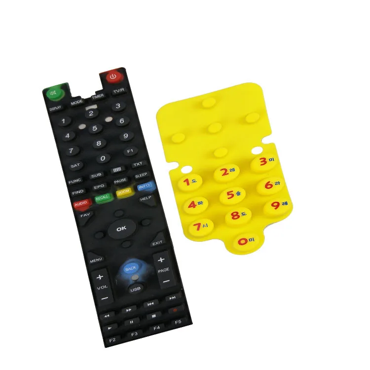
Waterproof Silicone Rubber Buttons Key Factory Direct Supply Customized 