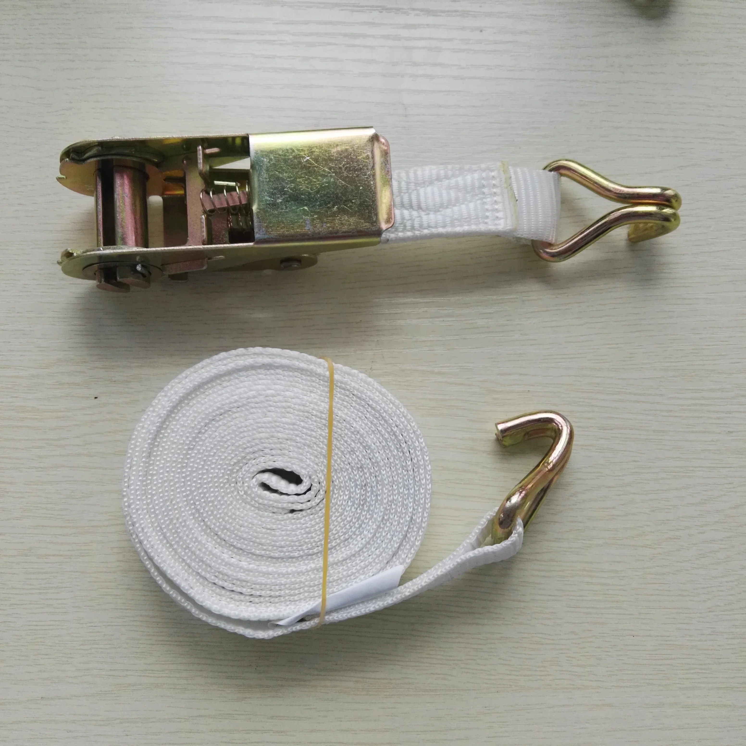 Custom ratchet belt buckle webbing strap