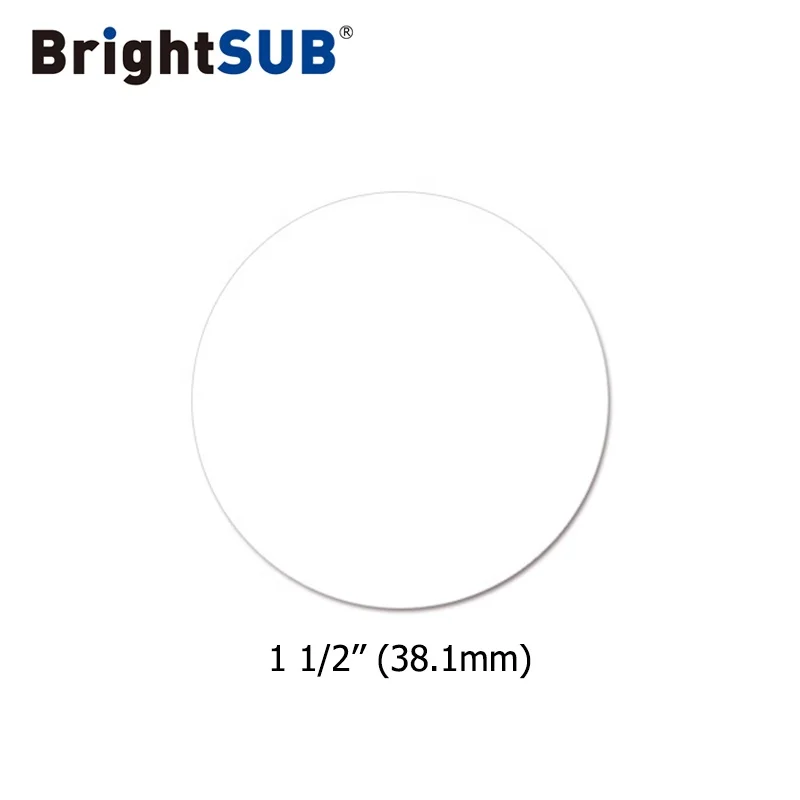 38 1 мм сублимационные алюминиевые диски металлические круглые пластины с белым покрытием для трофей наград