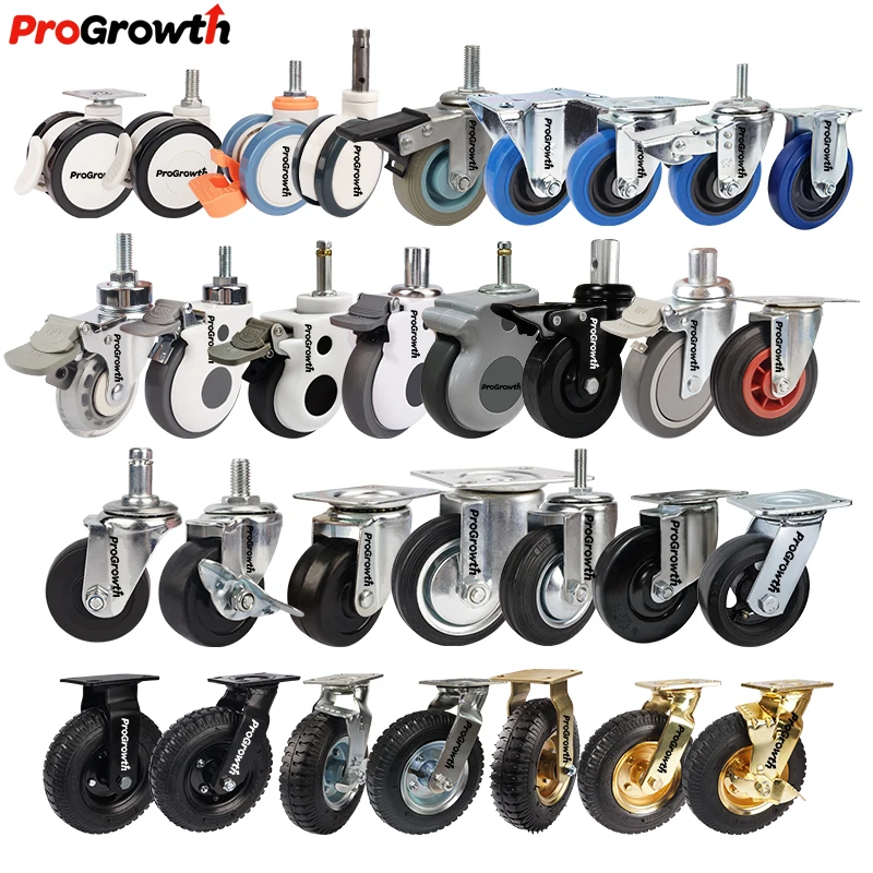 manufacturer customized wholesale PP PVC PU TPR TPE rubber various caster wheels OEM for furniture Hardware Industry