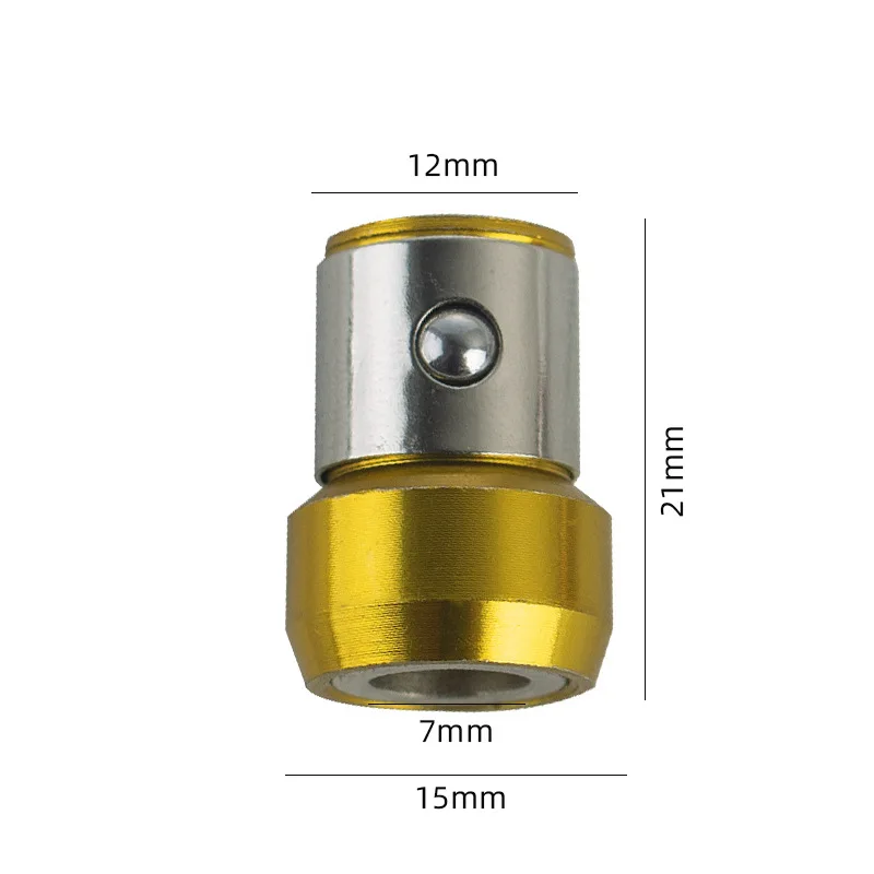 PEX 5PCS Magnetic Bit Holder Alloy Electric Magnetic Ring Screwdriver Bit