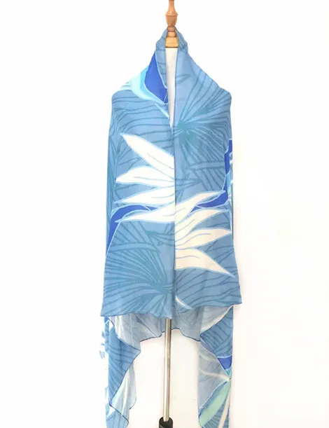 USA Hawaii 70x45inch 100% Rayon Low MOQ customized print beach sarong pareo beachwear beach cover up