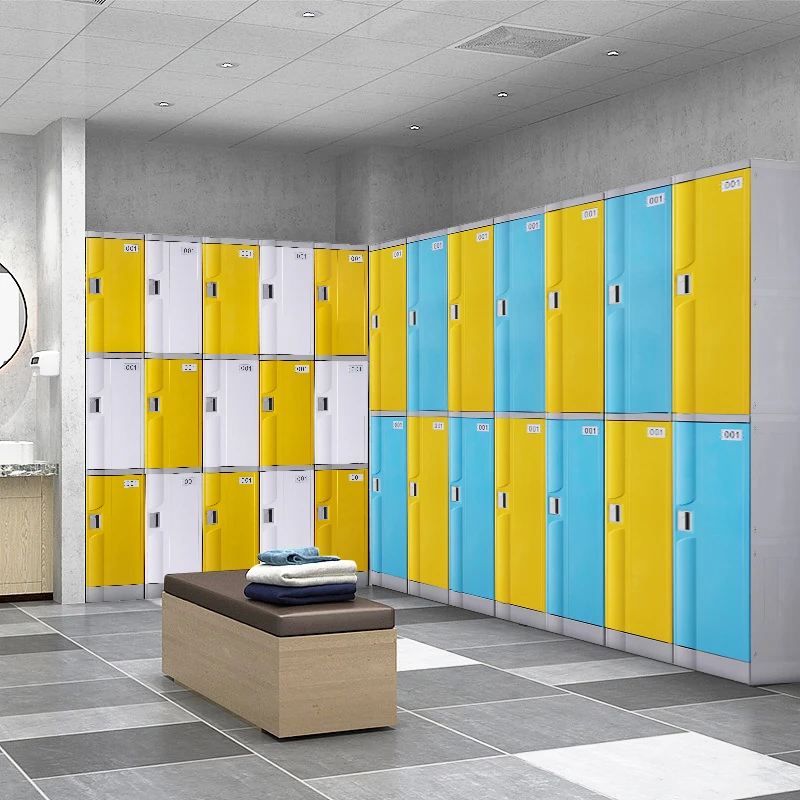 Wholesale waterproof abs plastic lockers outdoor smart parcel locker 2 tier locker