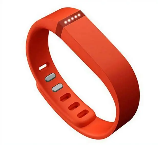 for Fitbit Flex Band Wristband Silicon Bracelet with Plastic Claps and Metal Clasp