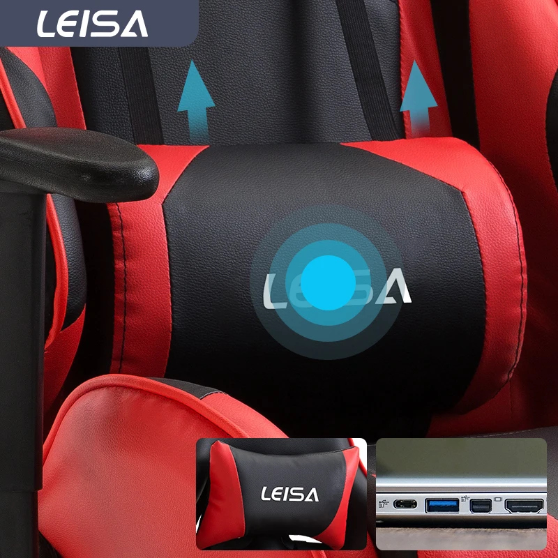 Custom Logo Adult Edition Red Black Ergonomic Racing Gaming Chair