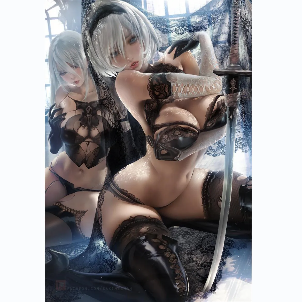 
Anime Beauty Girl Female Nude Painting Nude Body Painting Nude Paintings 