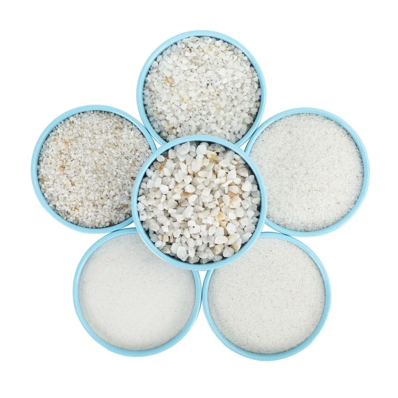 High purity silica quartz sand west ratio price 180 mesh SiO2 98.0-99.20%, low price high purity quartz sand sibelco