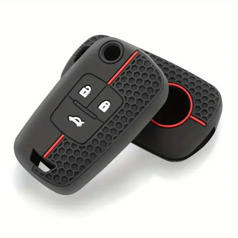 Keyless Remote Control Protector Replacement Fit for Chevrolet Equinox Cruze Silicone Chevy Key Fob Car Key Cover