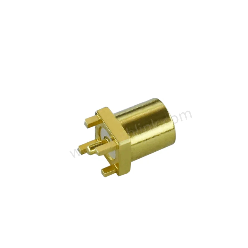 Gold 6GHz MMCX Connector for MMC female RF Coaxial Connector for PCB