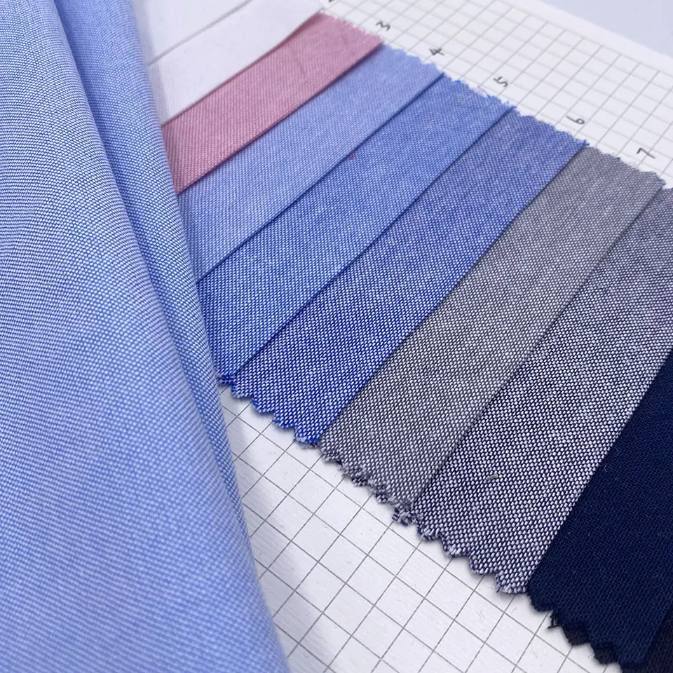 Classic 135gsm without coating wholesale price 100% cotton oxford fabric for shirt