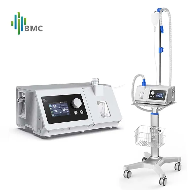 Manufacture BMC High Flow Heated Respiratory Oxygen Humidifier HFNC Nasal Cannula Machine Device use for ICU hospital Therapy