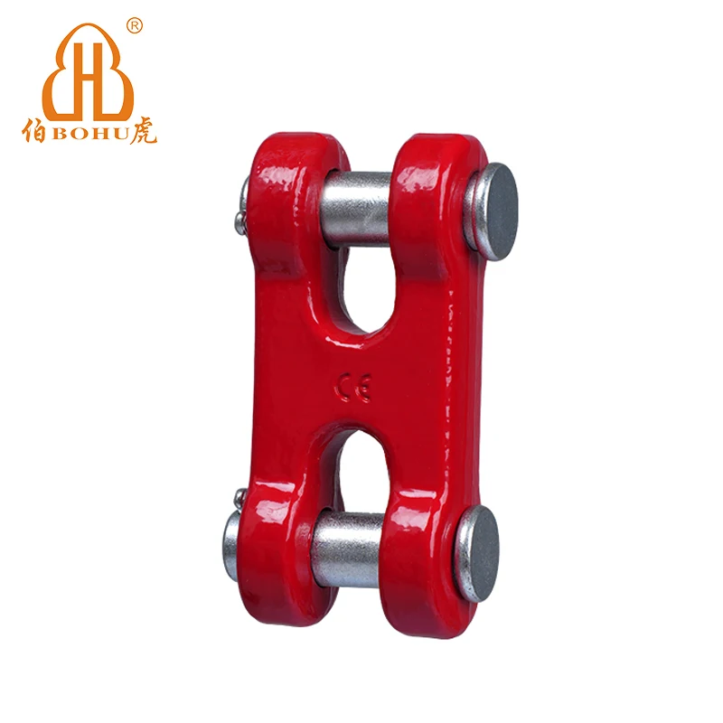 BOHU Alloy Steel Rigging Drop Forged H Type Shackle Double Link Chain Clevis  Rigging Accessory Factory Direct