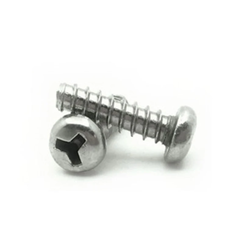 Stainless Steel SS304 SS316 SS316L SS400 SS410 Y-groove pan head self-tapping screw