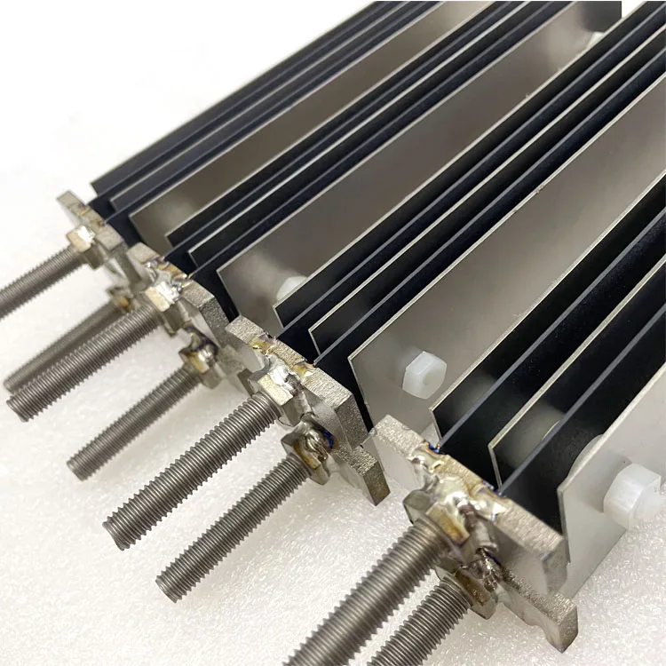 Hypochlorite Generators Used Ruthenium Iridium Titanium MMO Anode Titanium Electrode MMO Coating Gr1 Titanium with Coating