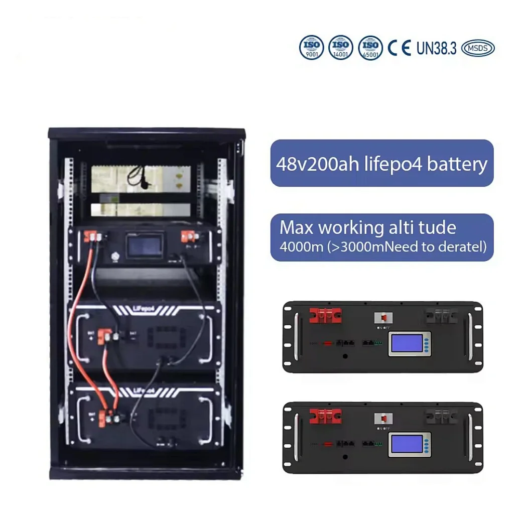 Заводская распродажа аккумуляторы lifepo4 100 Ампер 48v15S1P 100ah 200AH литий-ионный аккумулятор 48 В