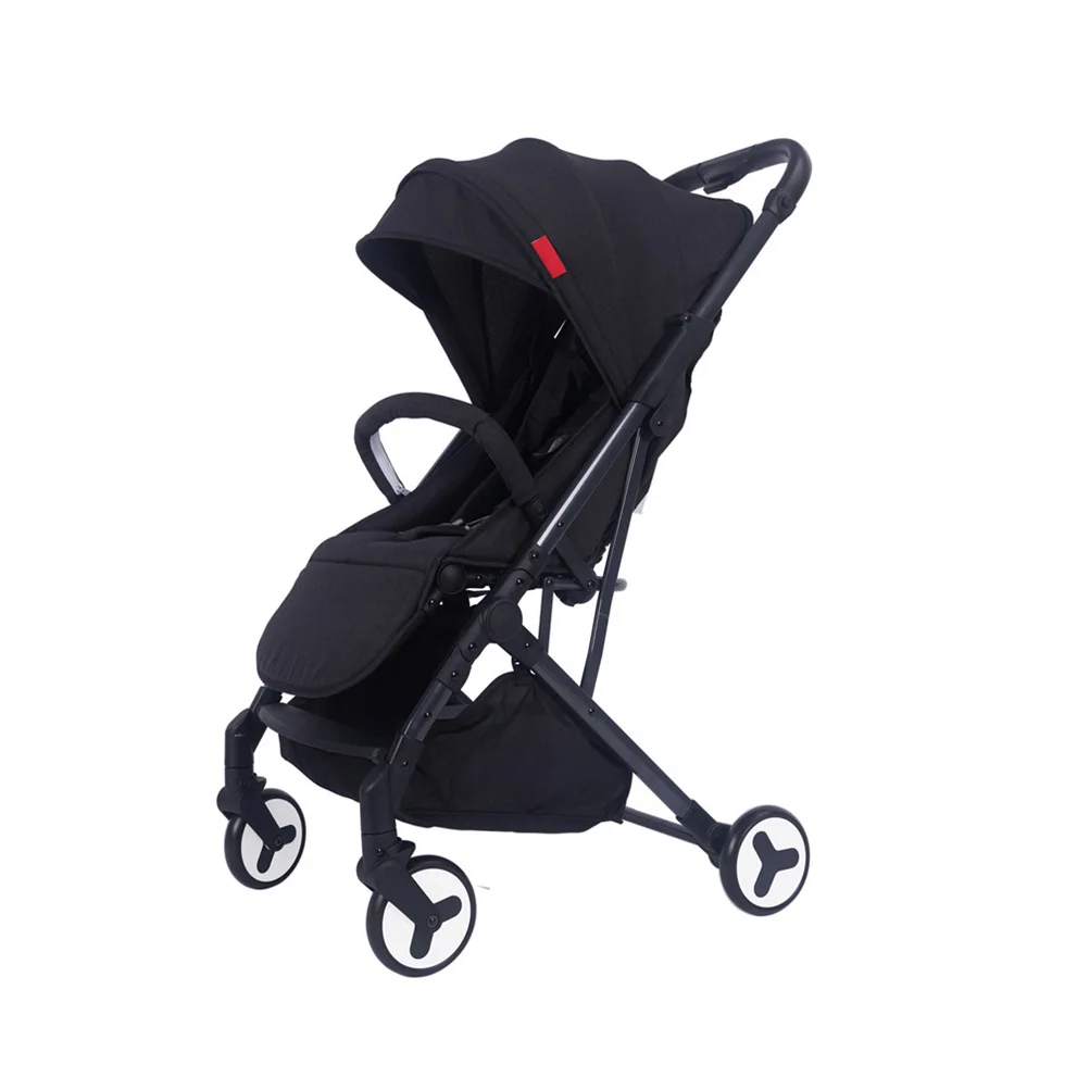 Infant car seat and stroller detachable handlebar sports pushchair shock absorber jogging pram one click folding carriage