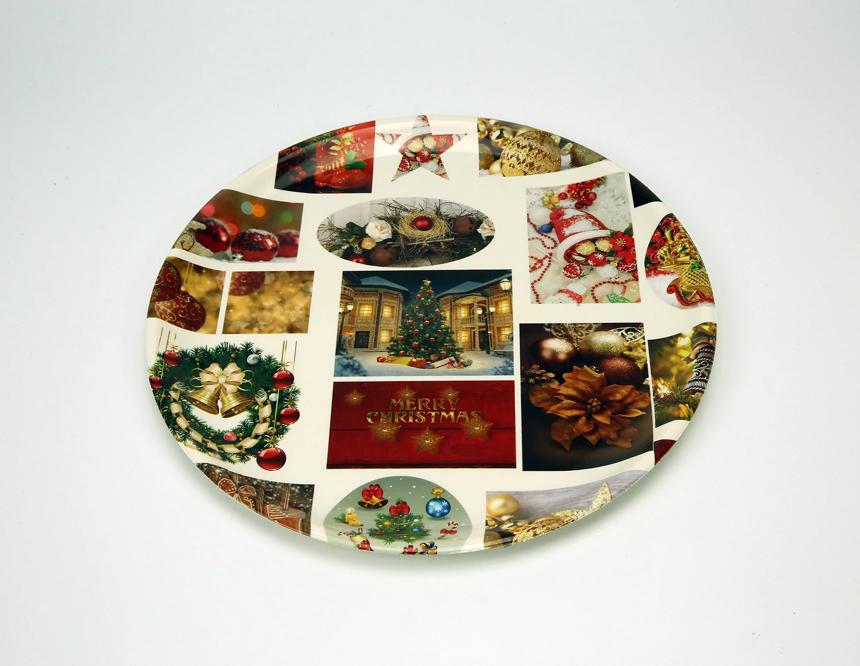 Высококачественная позолоченная пластина 22/33 см/круглая пластина/dinnerplate