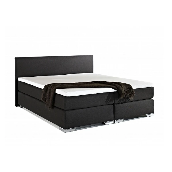 commercial furniture Solid wooden frame spring bed bases boxspring bed king size china boxspring luxury bed (1600477937055)