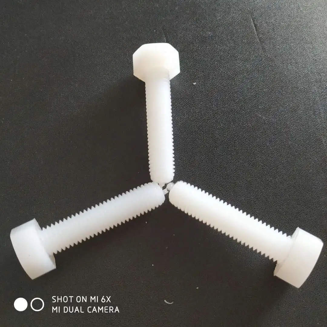 High Quality Plastic Hex Head Nylon Bolt And Nut