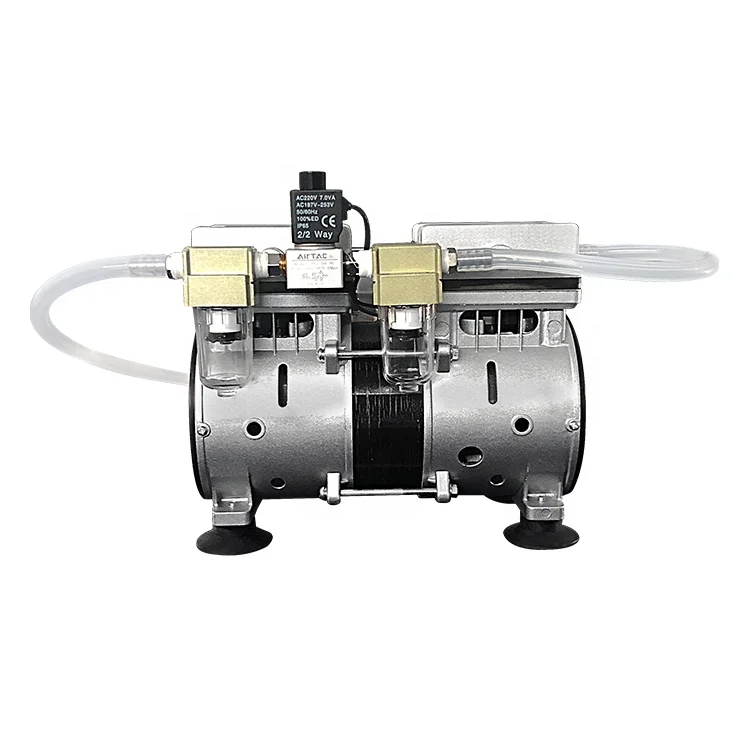 Стоматологическая фарфоровая вакуумная печь с сенсорным экраном и вакуумный насос, стоматологическое лабораторное оборудование