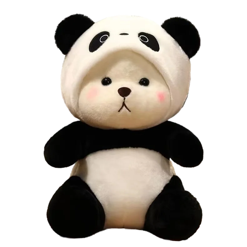 Wholesale doll Transformed Strawberry Cute Bear Doll Stuffed Toy Gift panda Teddy Bear plush toy