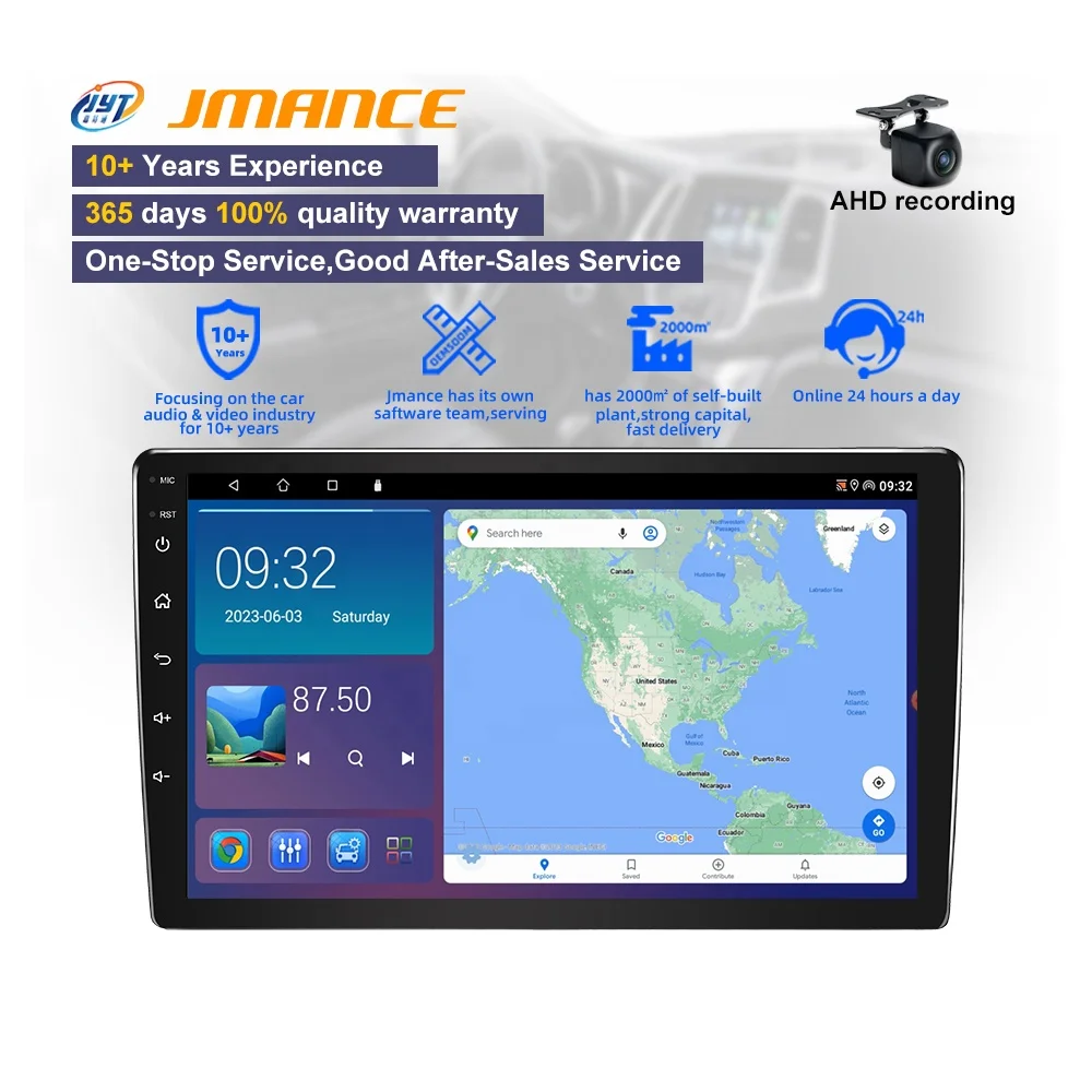Видеорегистратор Jmance 9 дюймов 2 ГБ 32/64 5 4 GPS-навигация