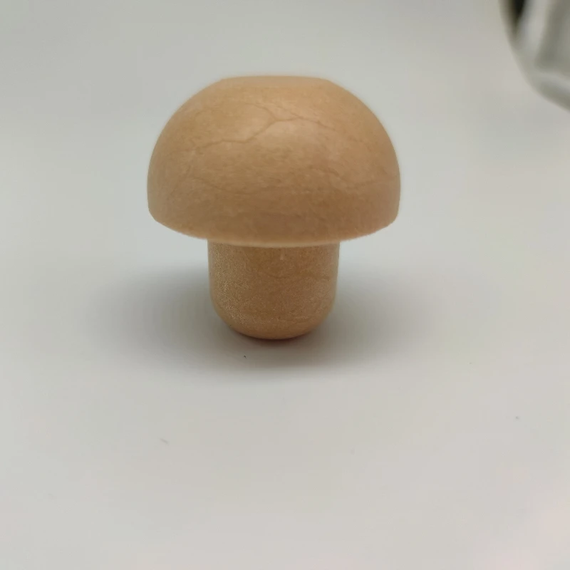 Wholesale Vodka Tequila Whisky Bottle Cork Stopper With Wooden Top Lids Bottle Stopper Closure T-shape Synthetic Corks