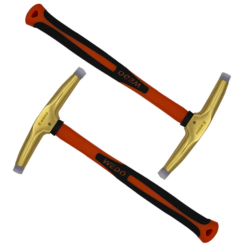WEDO High Quality Non sparking Safety brass copper Nylon Hammer