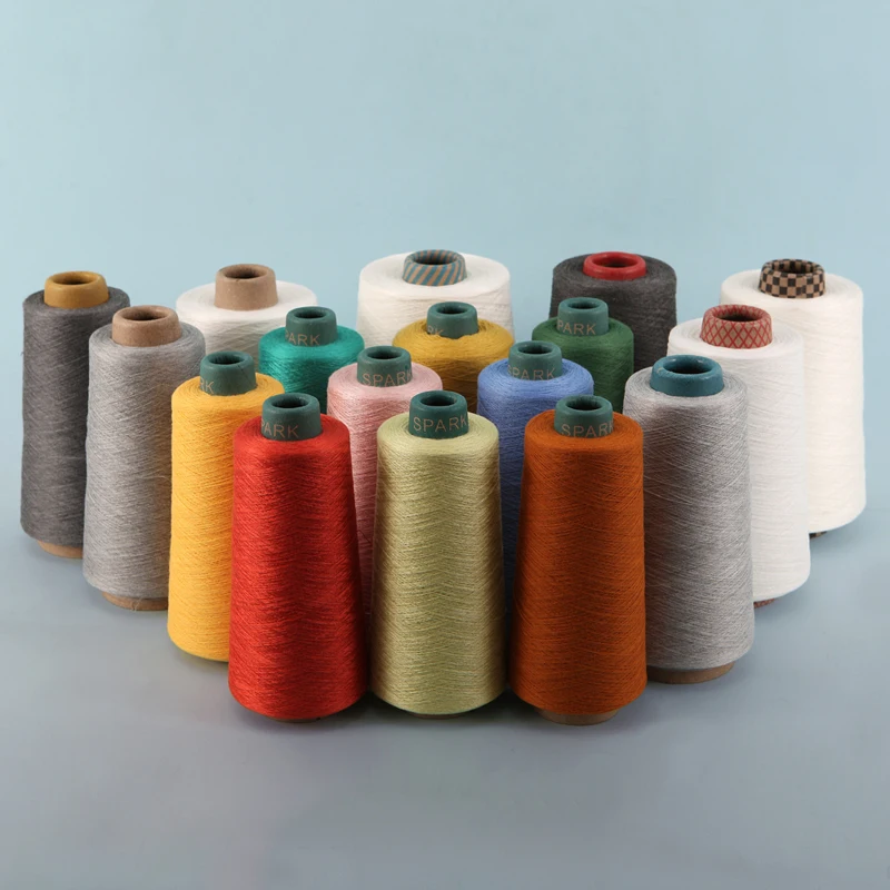 100% Bright Non Bulky Acrylic 52Nm/2 Hank Dyed Or Dyed On Cone For Average Color