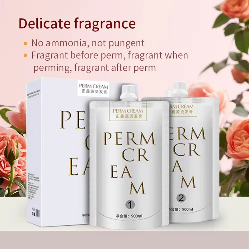 Wholesale High Quality Permanent perm lotion Smooth straightening Perm cream Straighten hair cream Hair relaxant