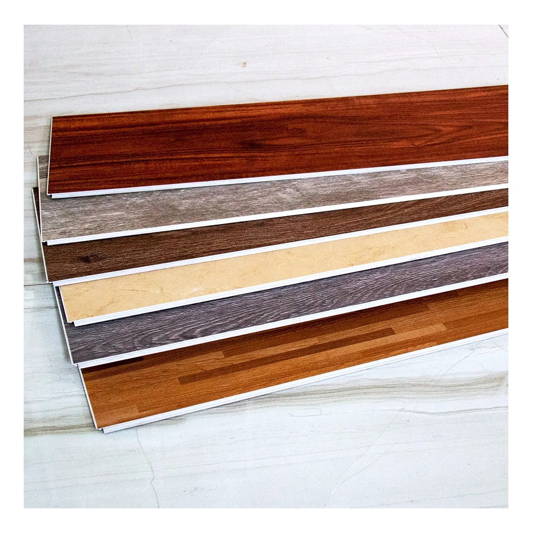 XHWOODhigh quality 4mm-7mm spc click flooring spc vinyl floor with wood grain film for sale
