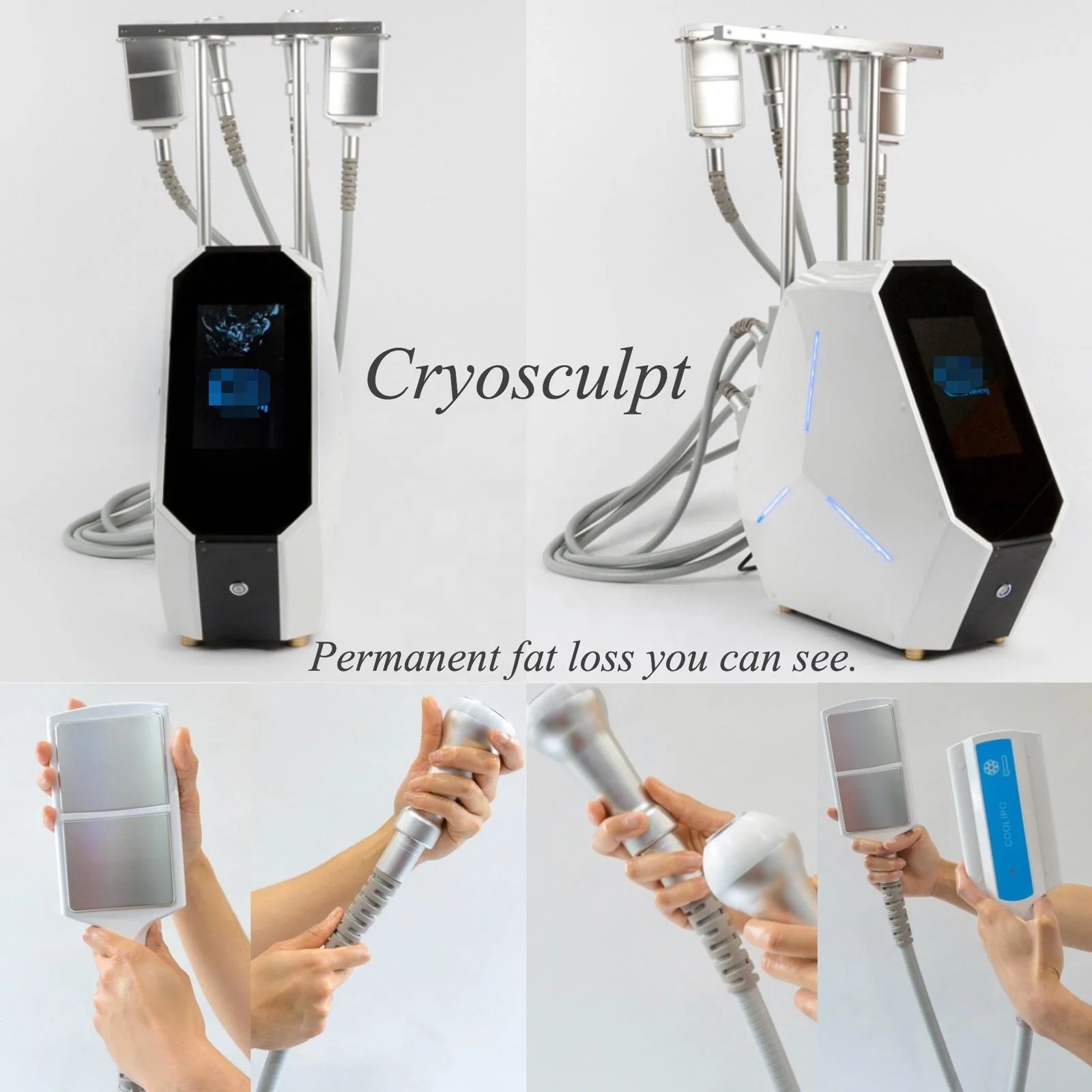 2022 Best Results CRYO T shock Pads and Wands Cryoslimming Fat Cellulite Reduction CRYOSKIN 4.0 Machine