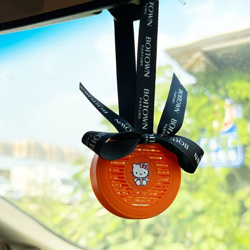 New design Air freshener car custom logo diffuser scent car hanging perfume pendant  Car hanging perfume