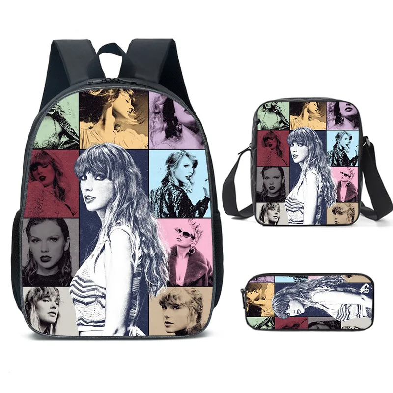 Taylor Swift school bags middle school students and backpacks for girls bag 3pcs/set 3D print taylor swift backpack