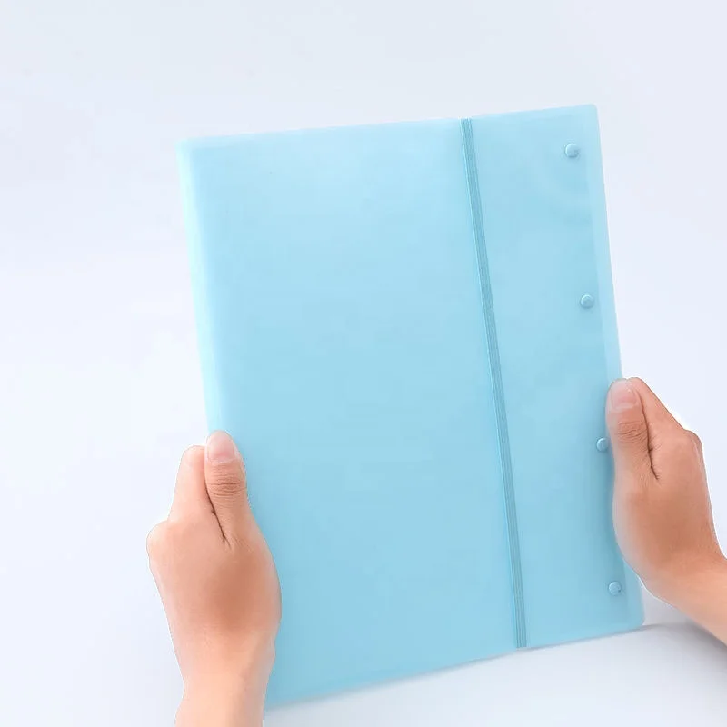 Многоразовая настраиваемая папка A3 PP для проверки документов, прозрачная папка для документов с эластичной застежкой