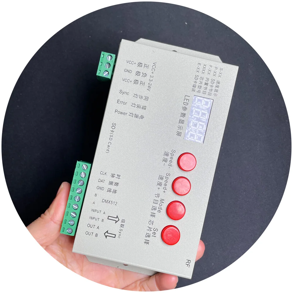 dc5v magic digital RGB RGBIC RGBW RGBCCT programming T-1000S T-1000K DC12V-24V led pixel controller