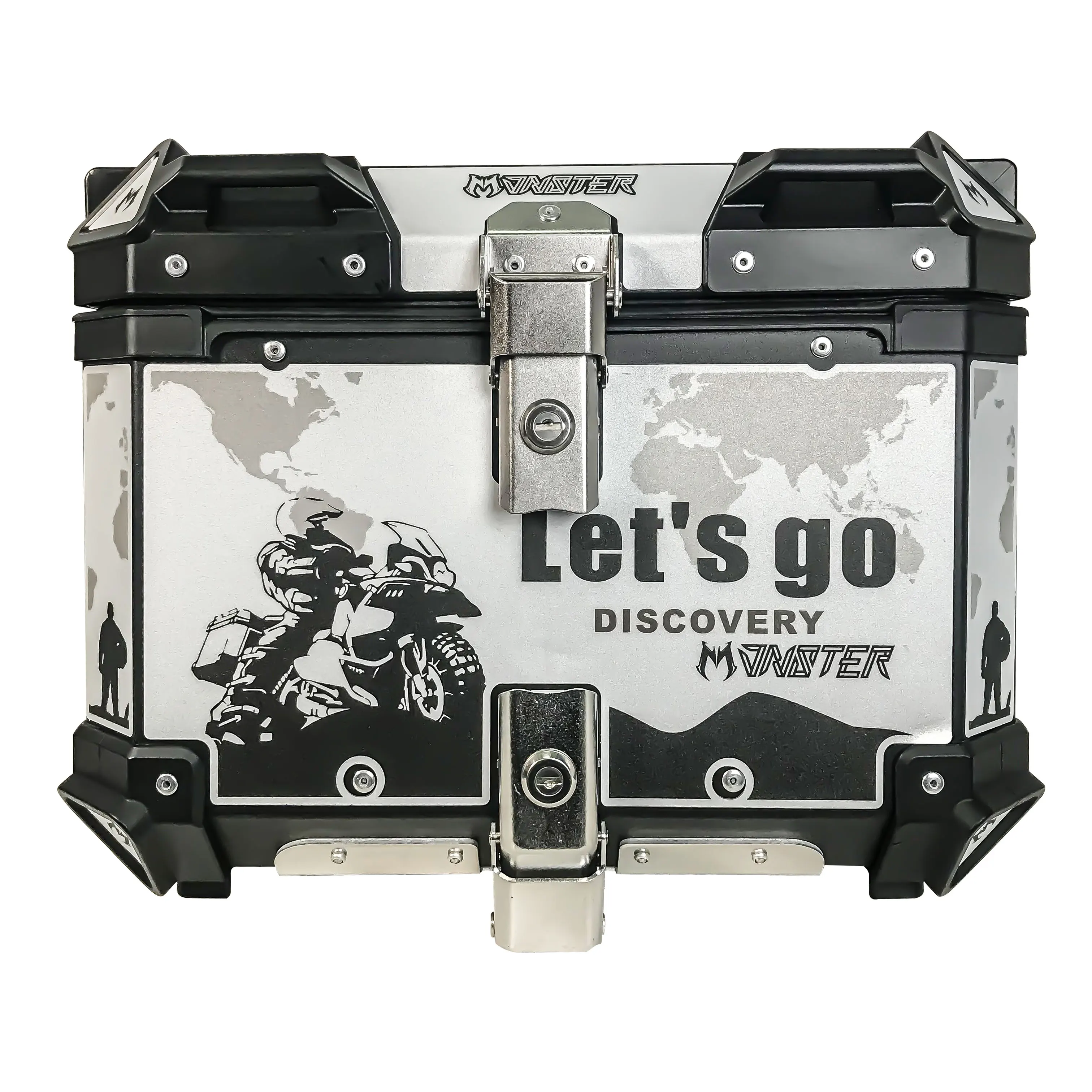 OHHO 45L Новый Дизайн мотоциклетная задняя крышка из алюминиевого сплава