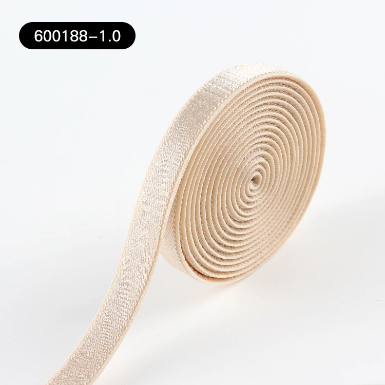 Factory direct sales thick hemline smooth shoulder tape elastic bra strap velvet elastic band lingerie